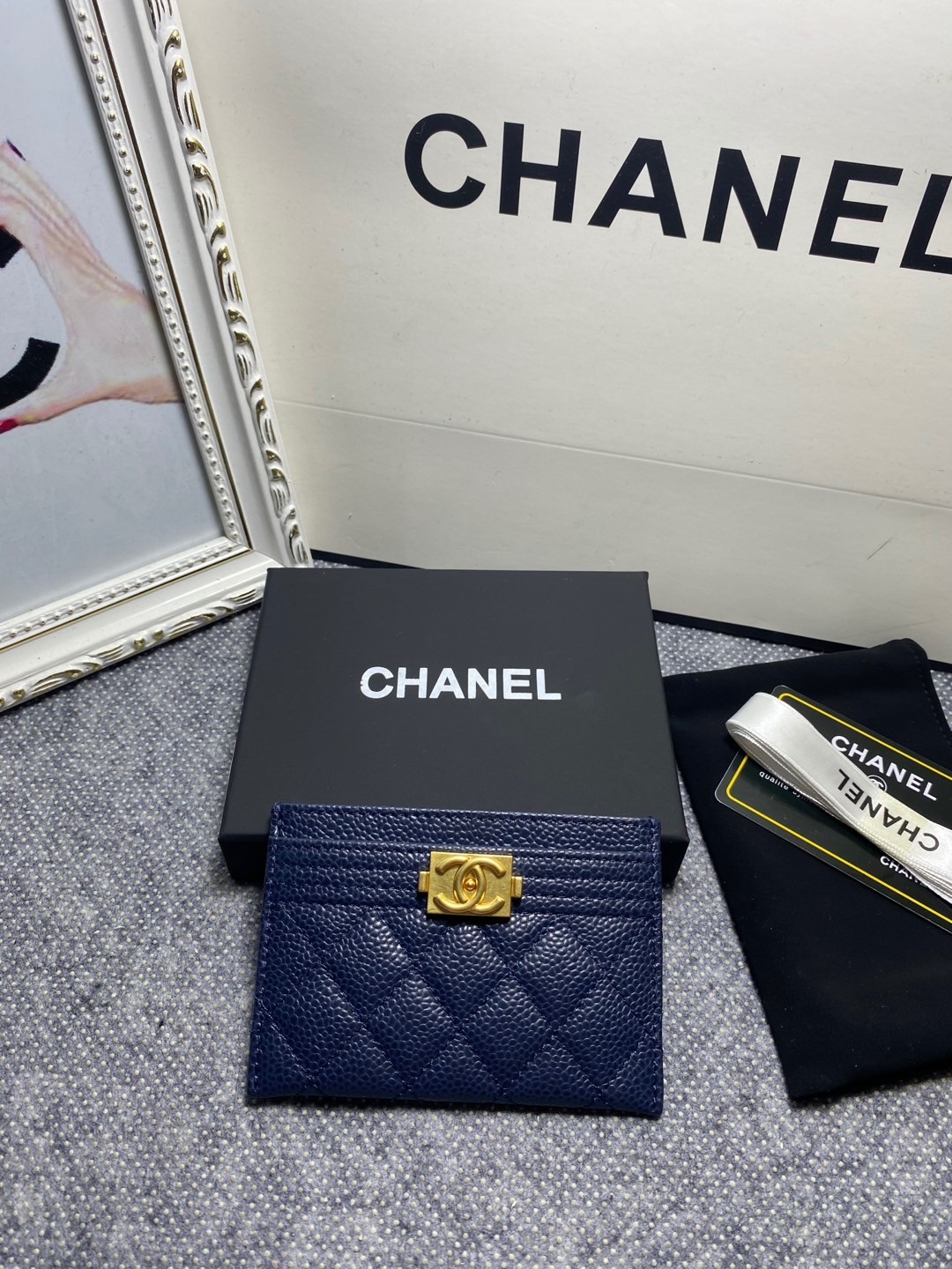 Ch*el card holder 10cm