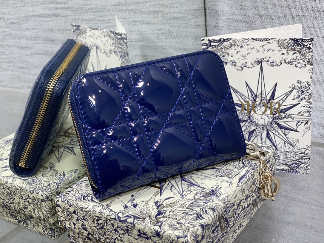 lady D*or voyageur small coin purse card holder