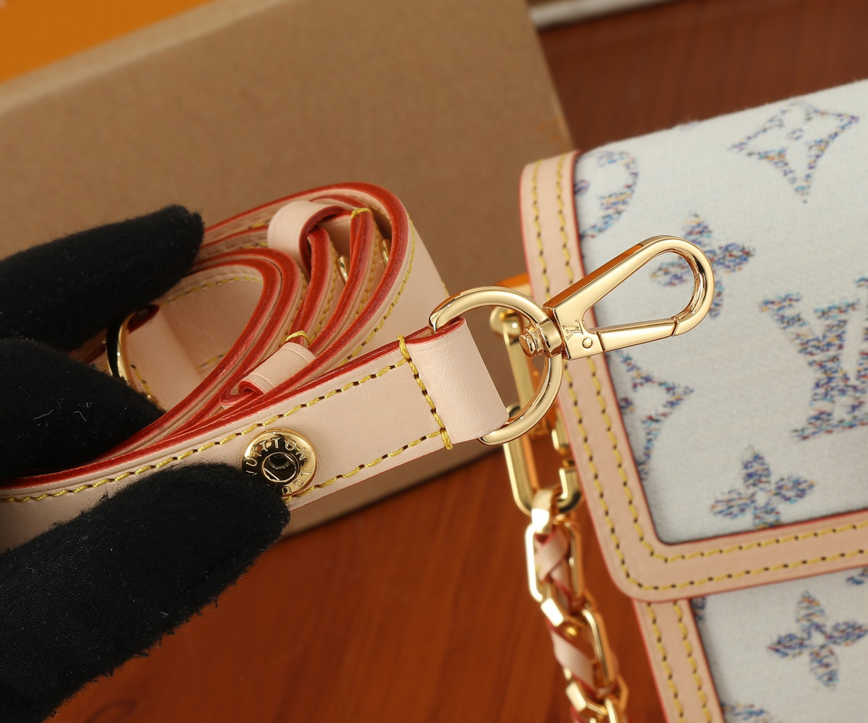 LV Mini Dauphine M24841 7.9 x 5.9 x 3.5 inches