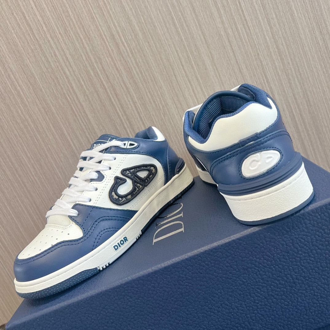 ua D*or b57 low-top sneaker navy blue and white