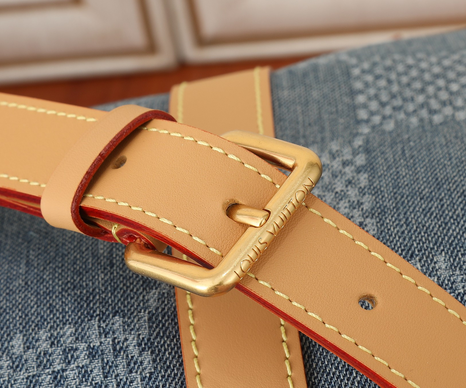 LV Keepall Bandoulière 50 N40739 19.7 x 11.4 x 9.1 inches