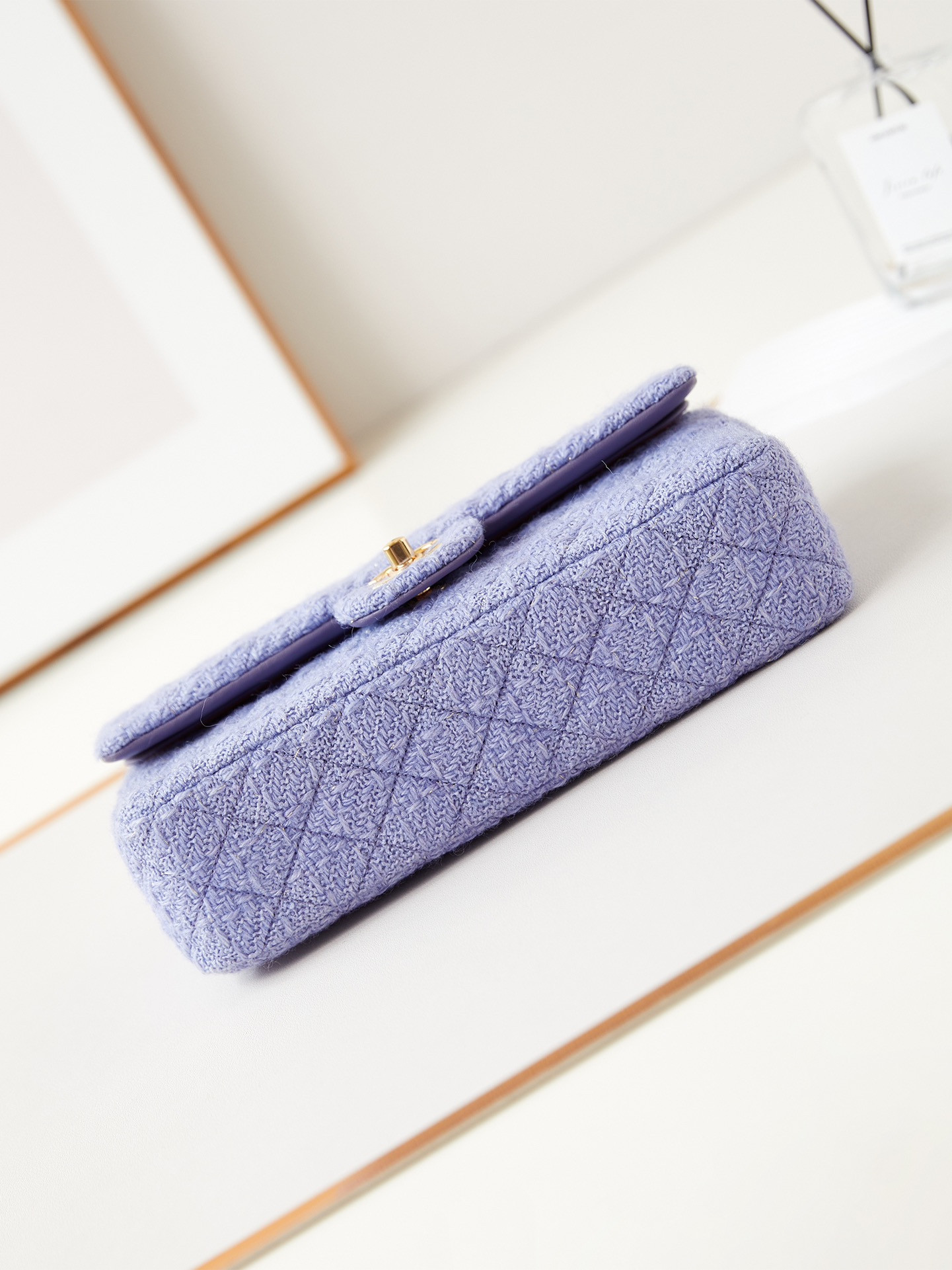 Ch*el classic flap bag 15.5×25.5×6.5cm