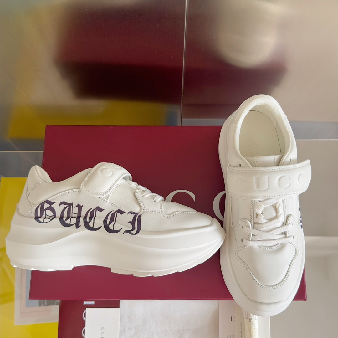 ua G*u*i wave wedge sneaker