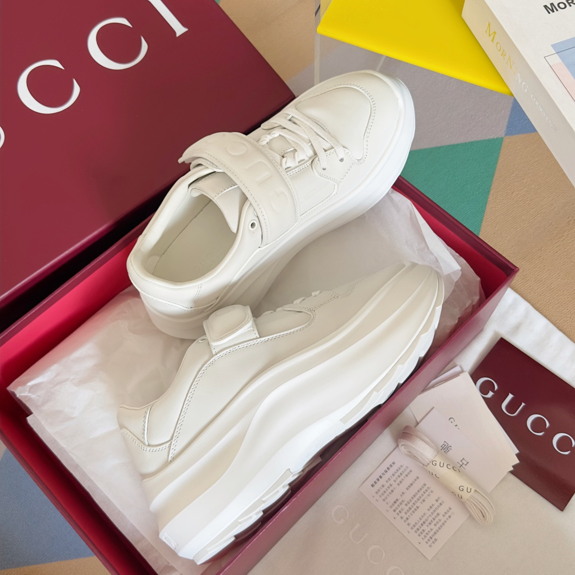 ua G*u*i wave wedge sneaker