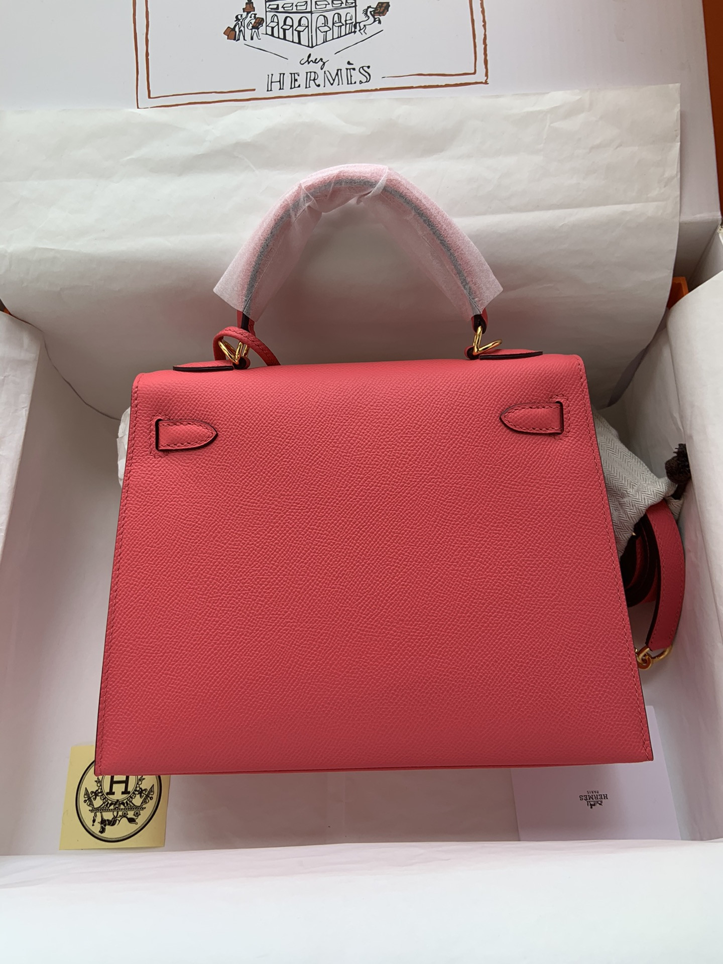 HERMÈS Kelly Gold-tone Hardware 25 28