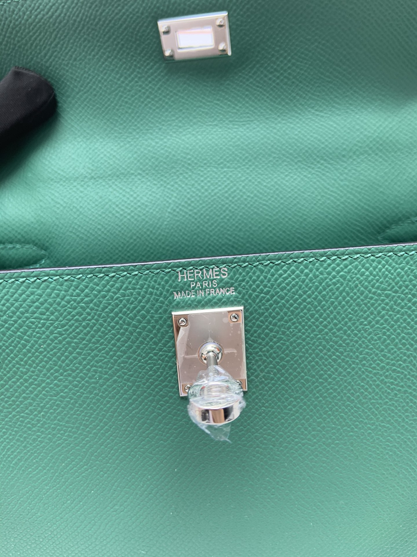 HERMÈS Kelly Silver-tone Hardware 25 28