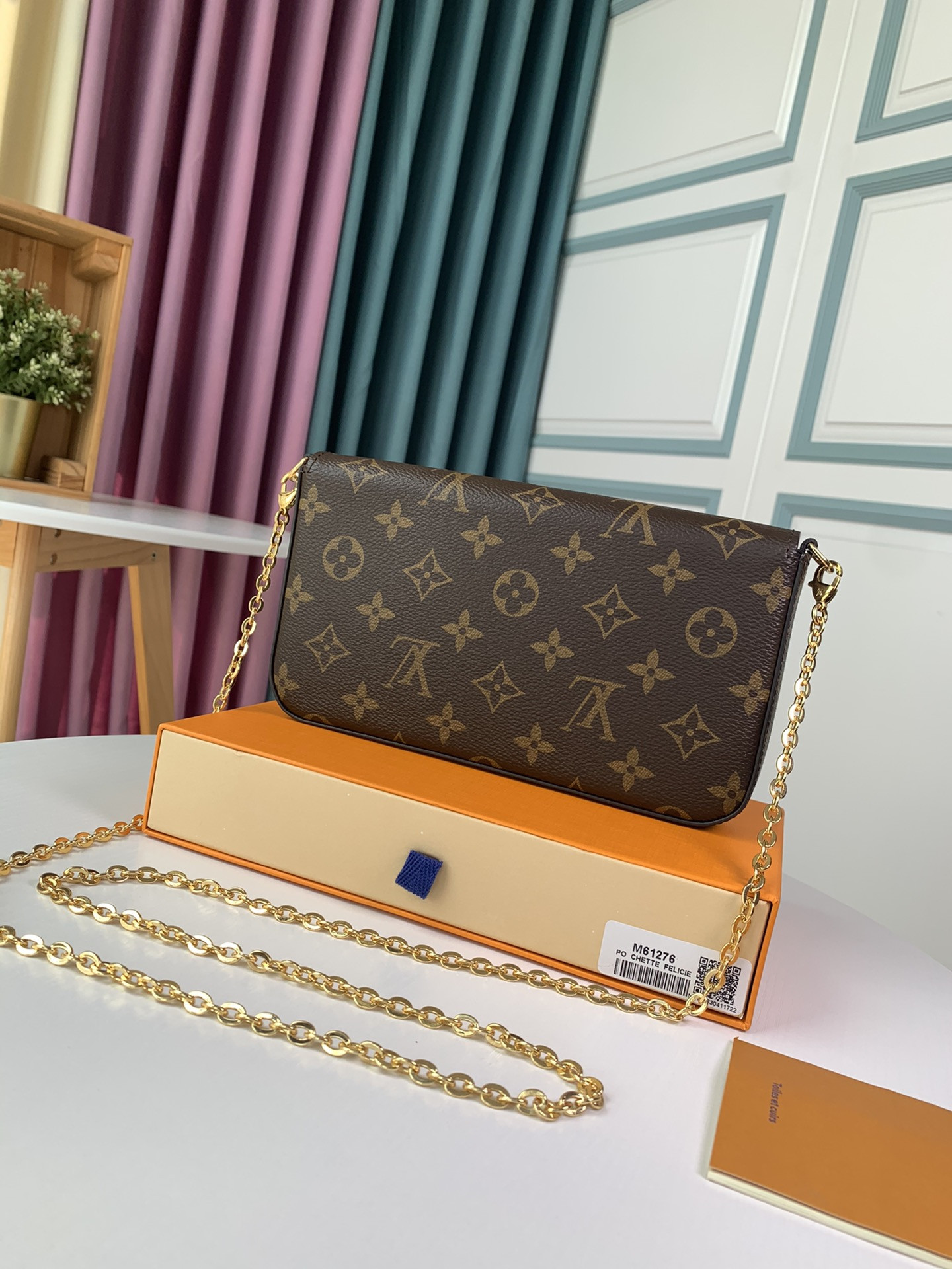 LV POCHETTE FÉLICIE M61276 21x12x3CM