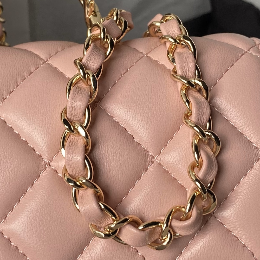 Ch*el 24a mini classic handbag 12 × 20 × 6 cm