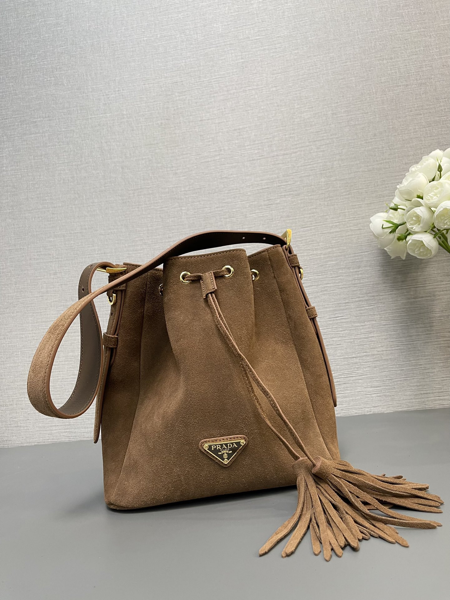 Pra*a mini-bucket bag 22x22x13cm