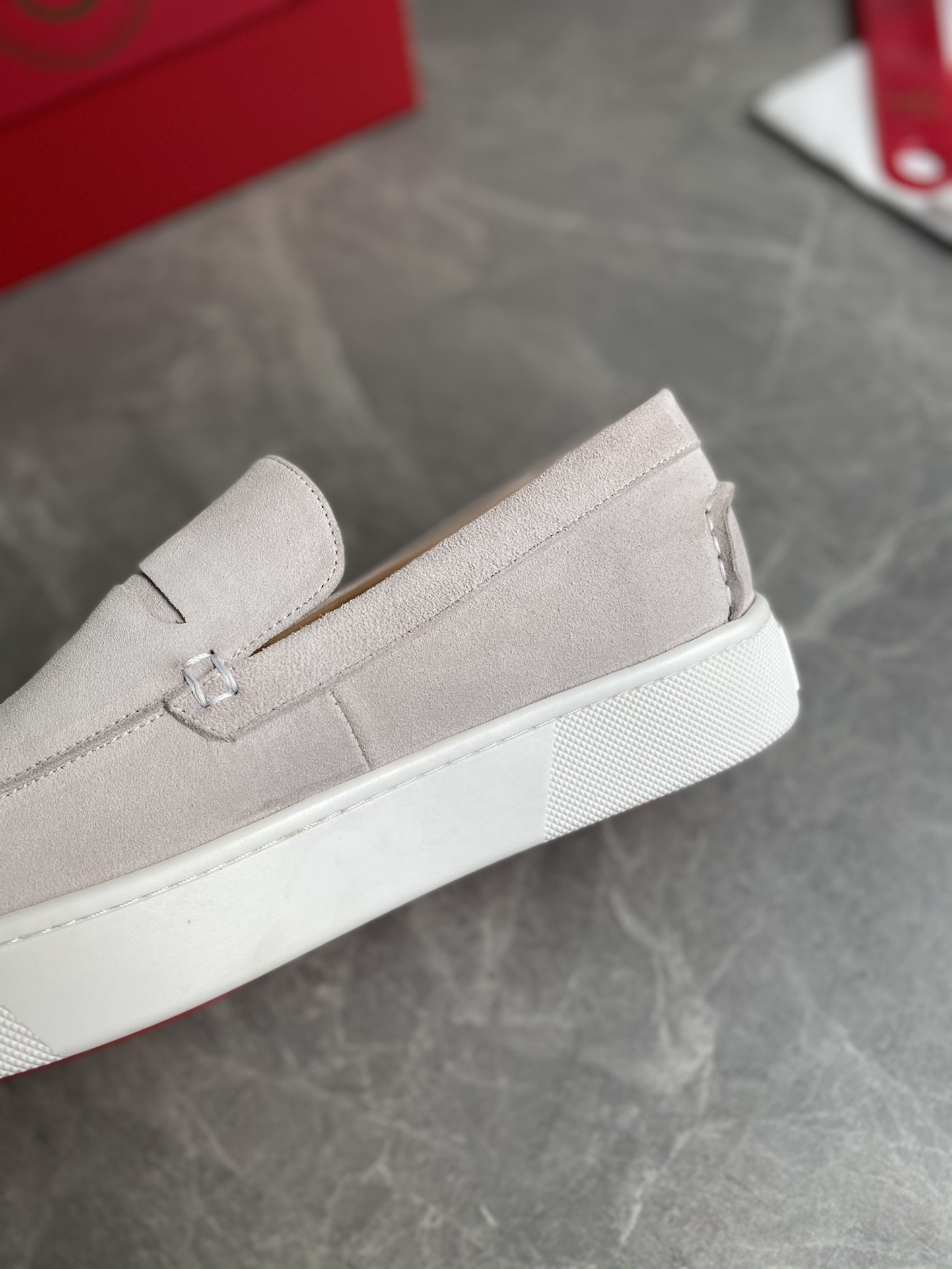 ua Ch**an louboutin thick-soled loafers