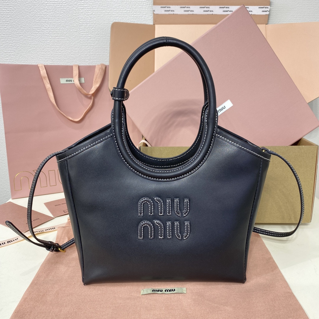 Miu Miu IVY leather bag 23.5x22x12cm