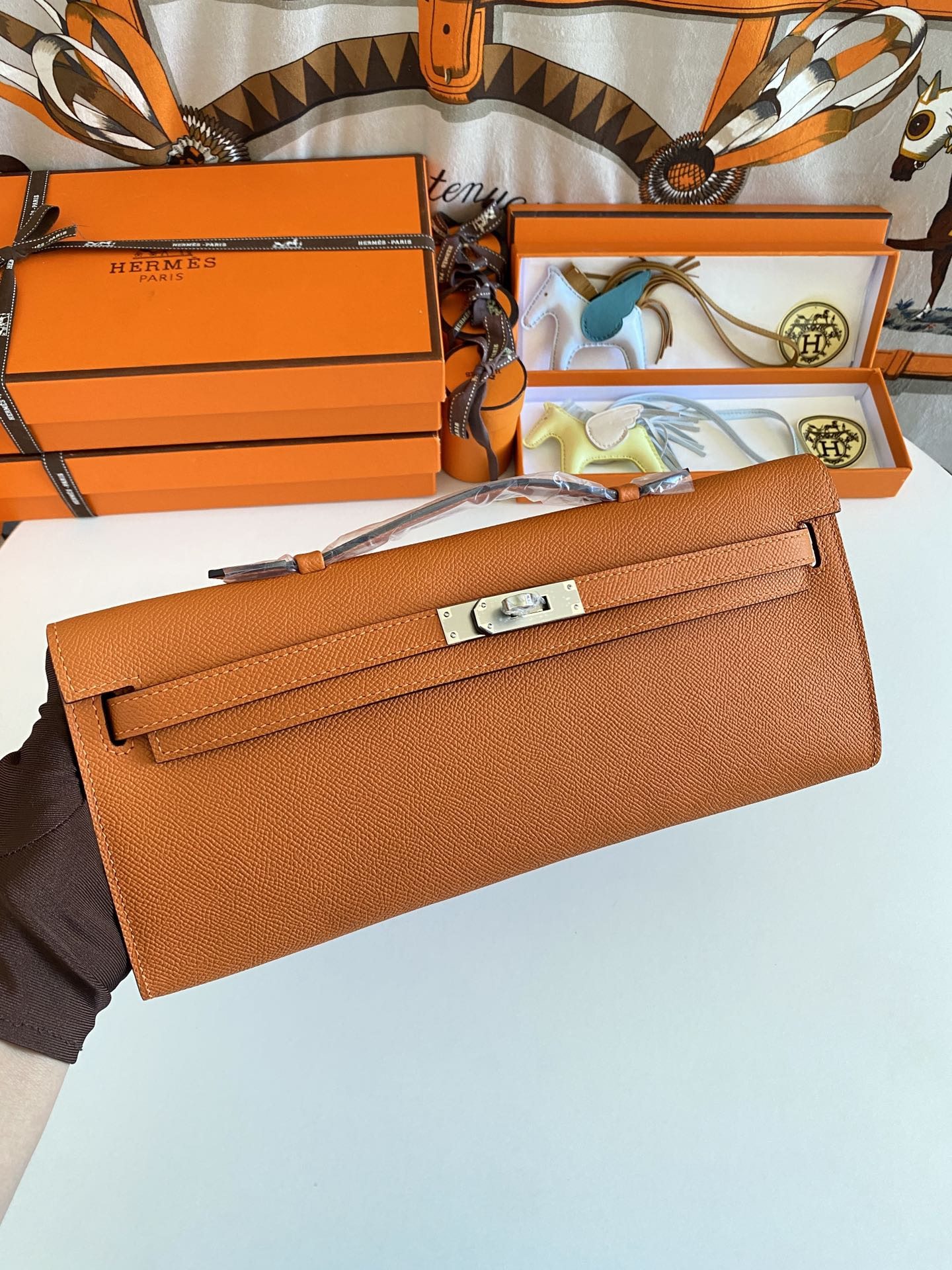 H**mes kelly cut 31cm epsom leather