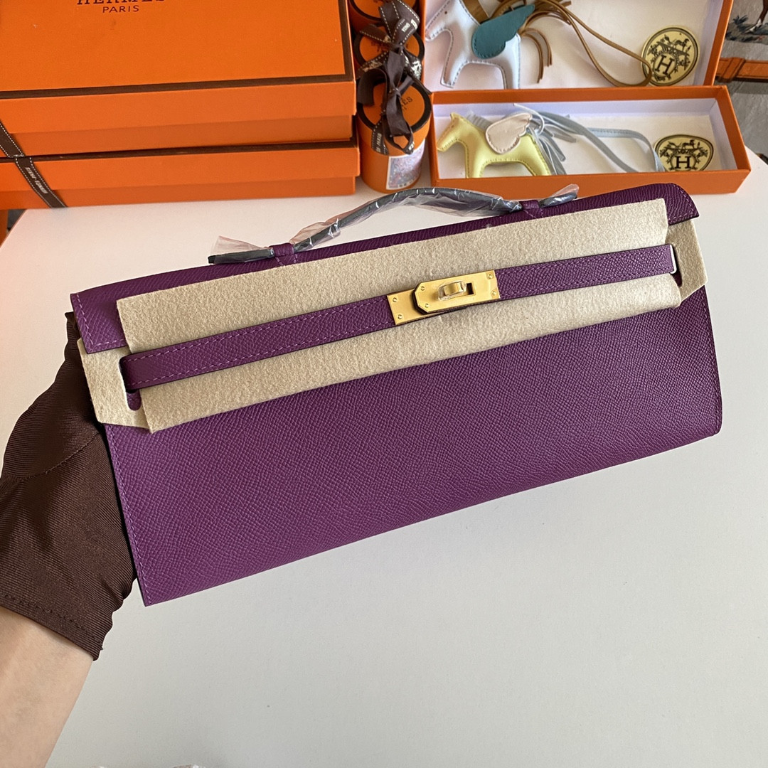H**mes kelly cut 31cm epsom leather