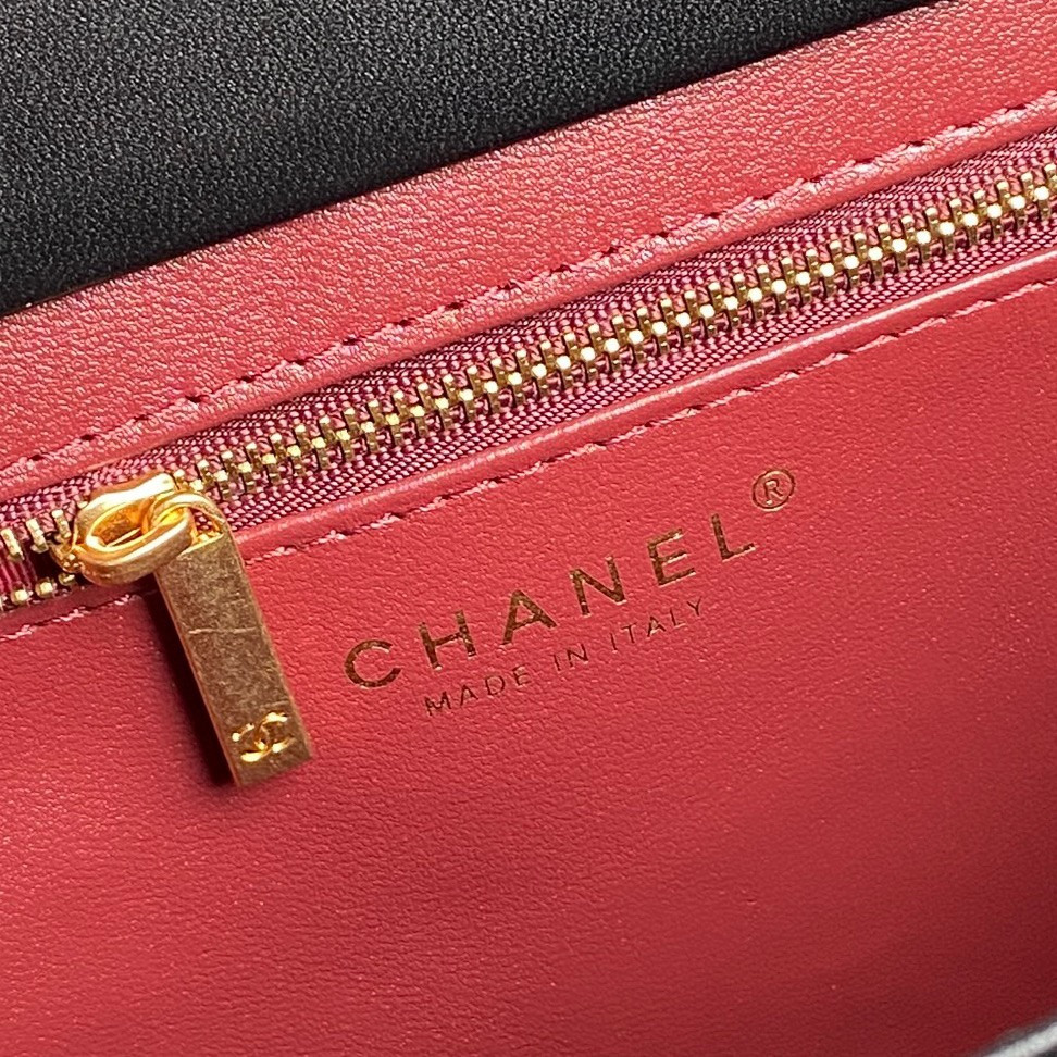 Ch*el shopping bag lambskin 24×32×12cm