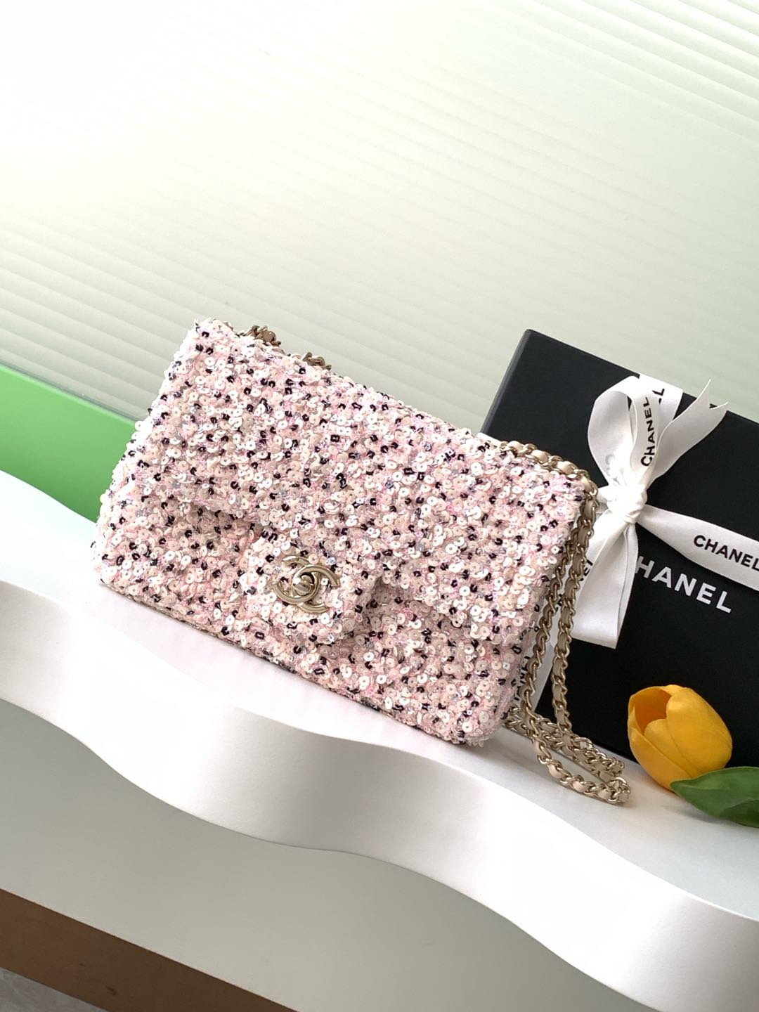 Ch*el flap bag 20cm