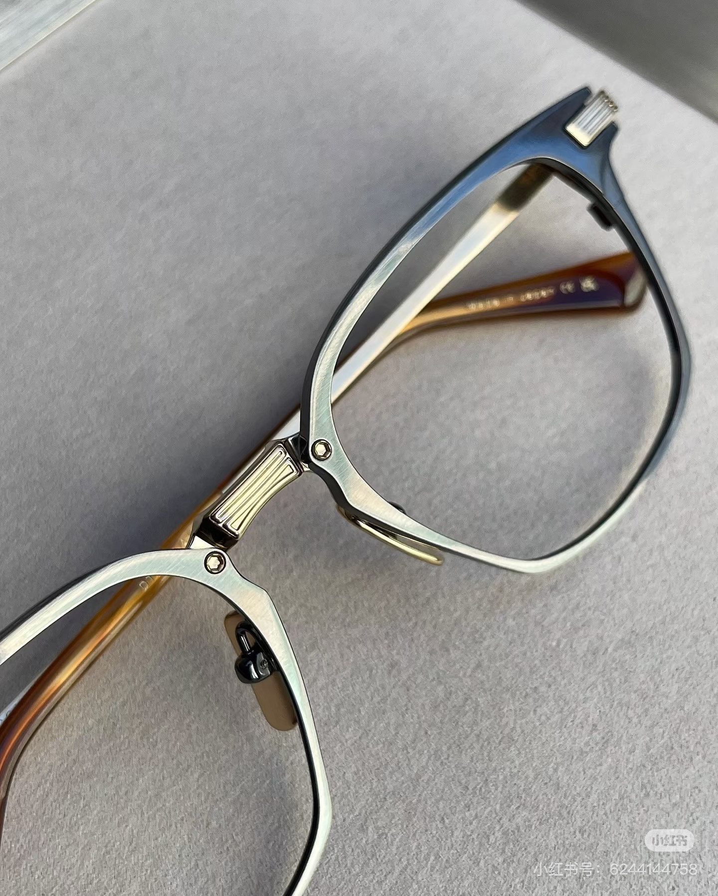 DITA Glasses DTX167 52-19-145 titanium