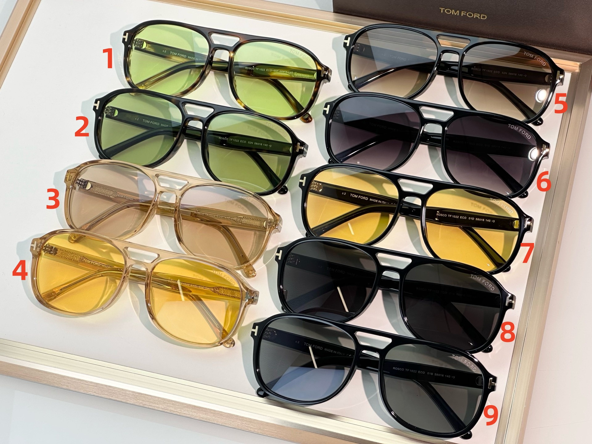 Tom Ford Glasses Resco 1022 58-12-140