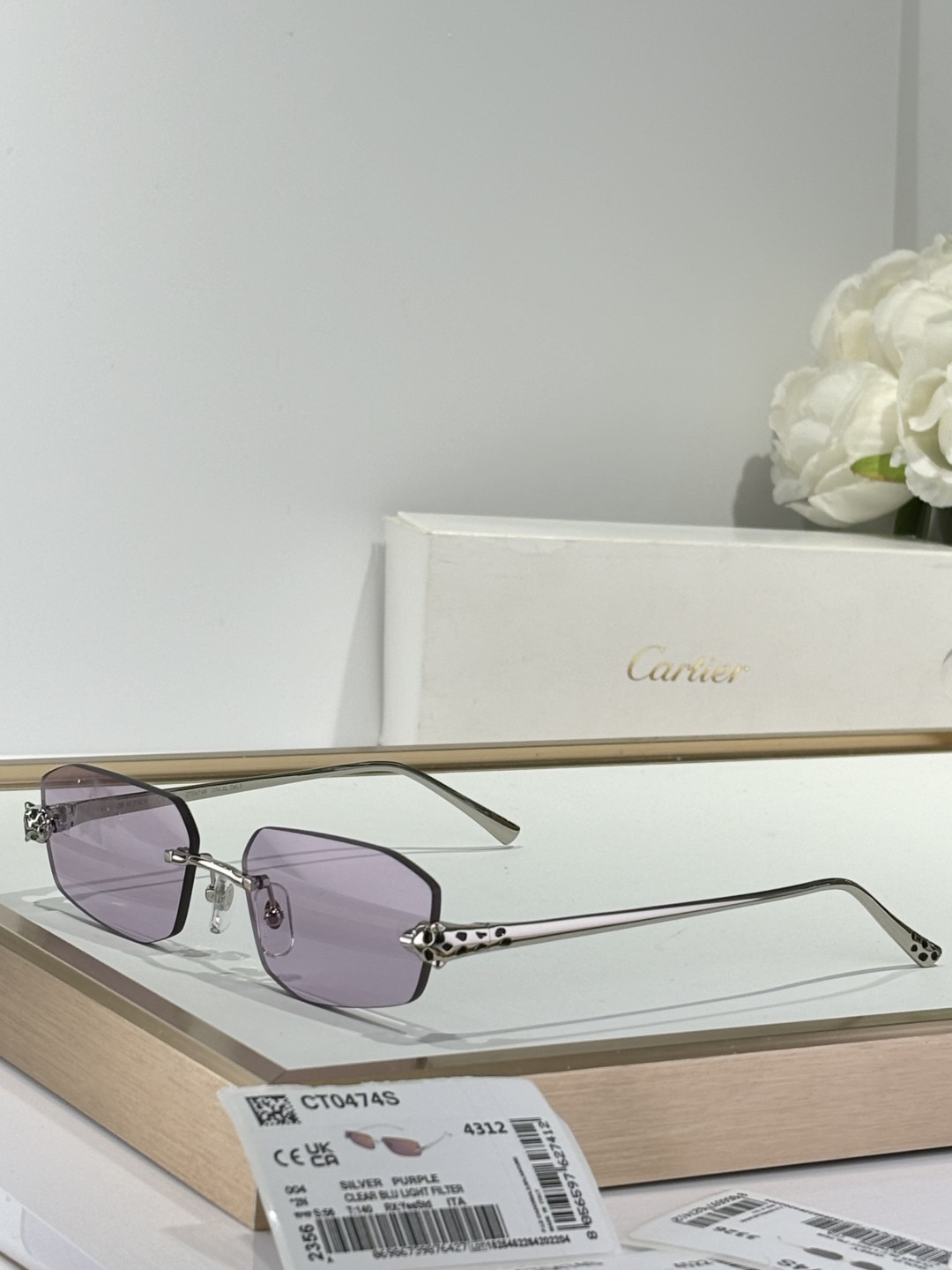 Ca*t*er glasses ct0474s 56-18-145
