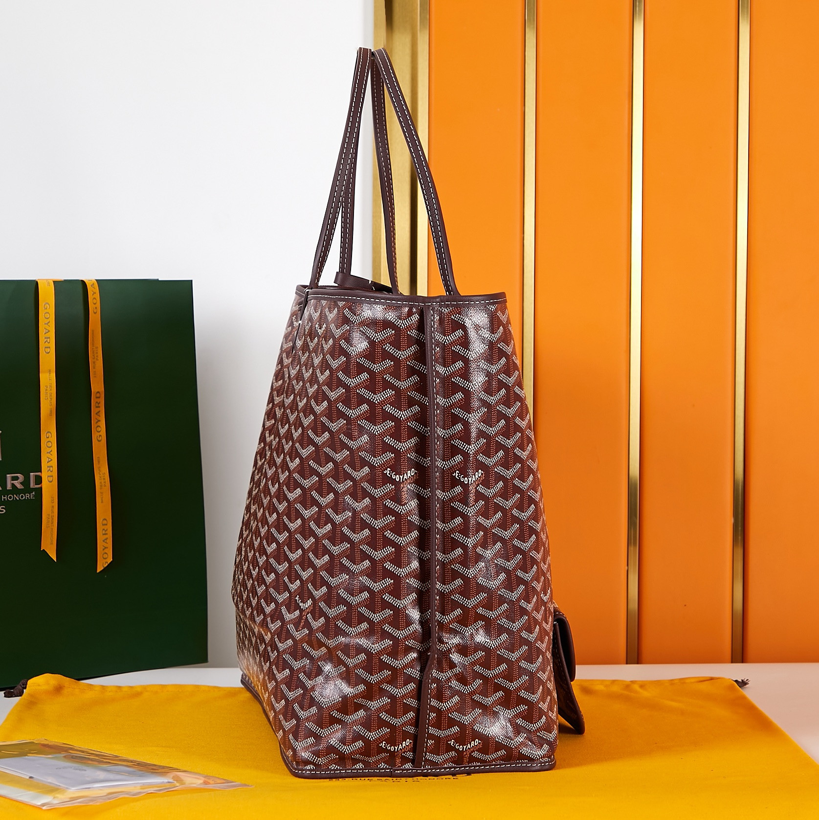 Go*ard ine anjou double-sided shopping bag 40×20×34cm