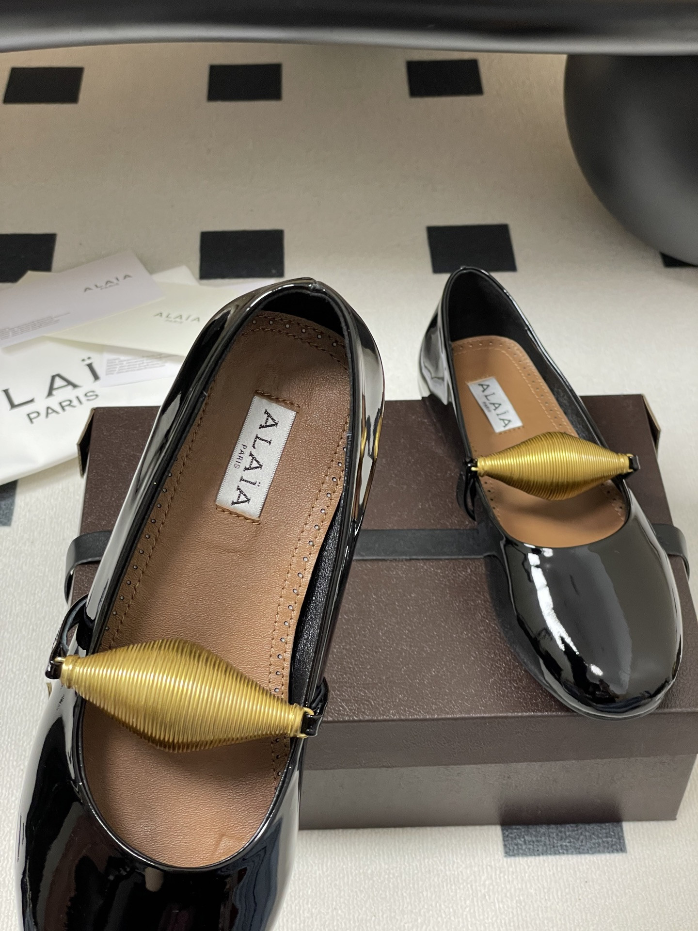UA Alaïa Jewel Ballet Flats(Customized Size 7-10 days production time)