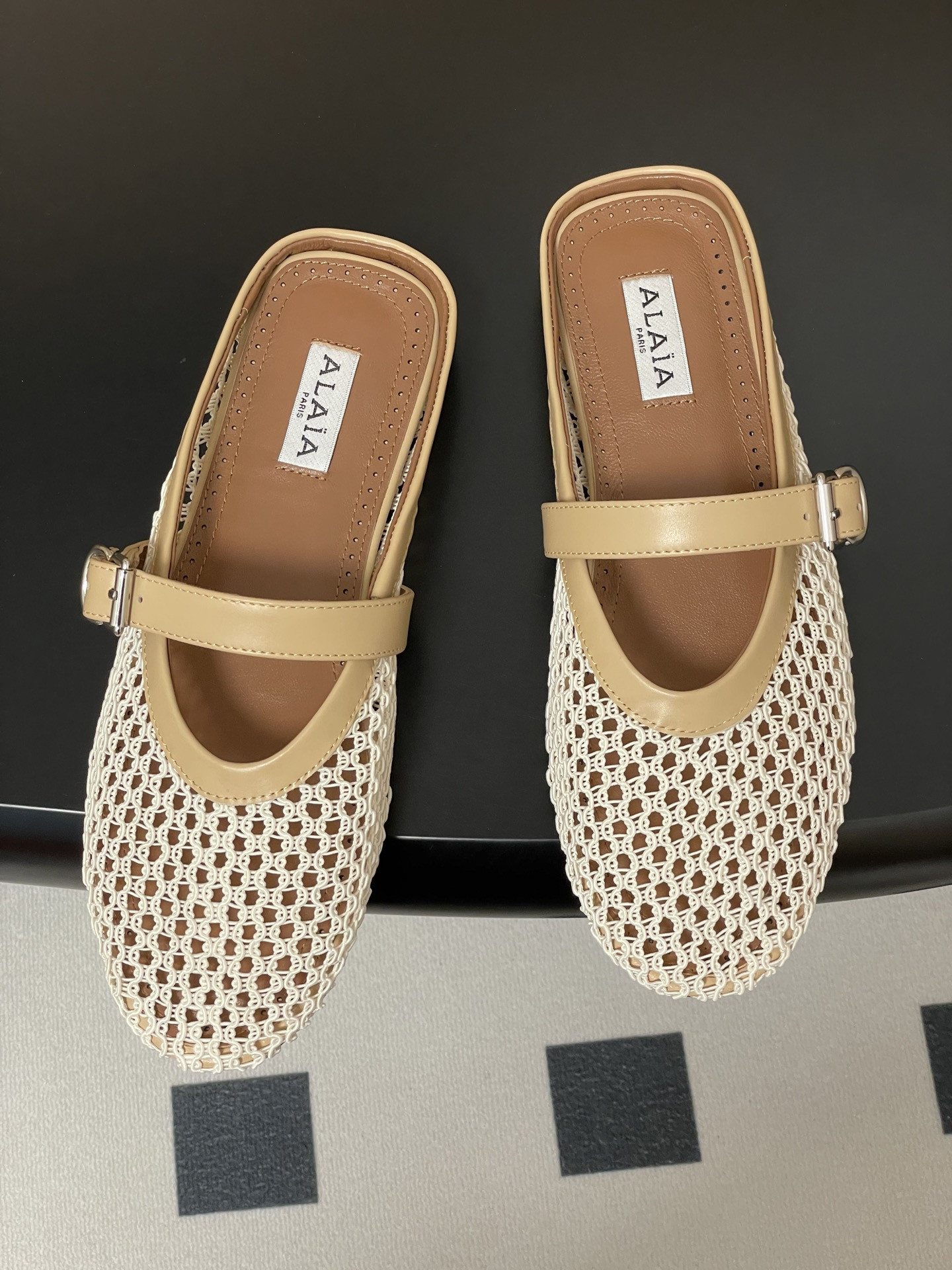 UA Alaia Flat Mules(Customized Size 7-10 days production time)