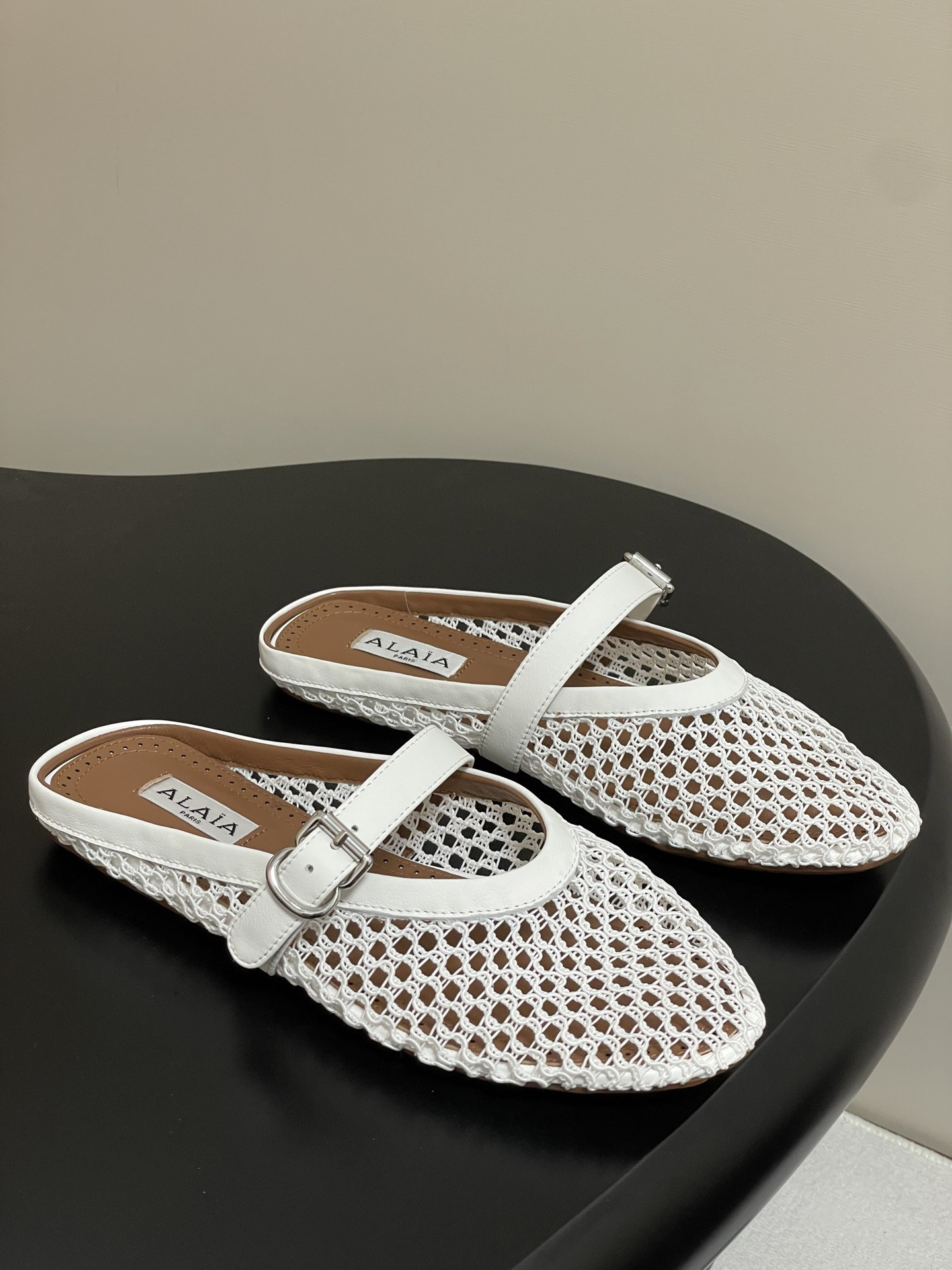 UA Alaia Flat Mules(Customized Size 7-10 days production time)
