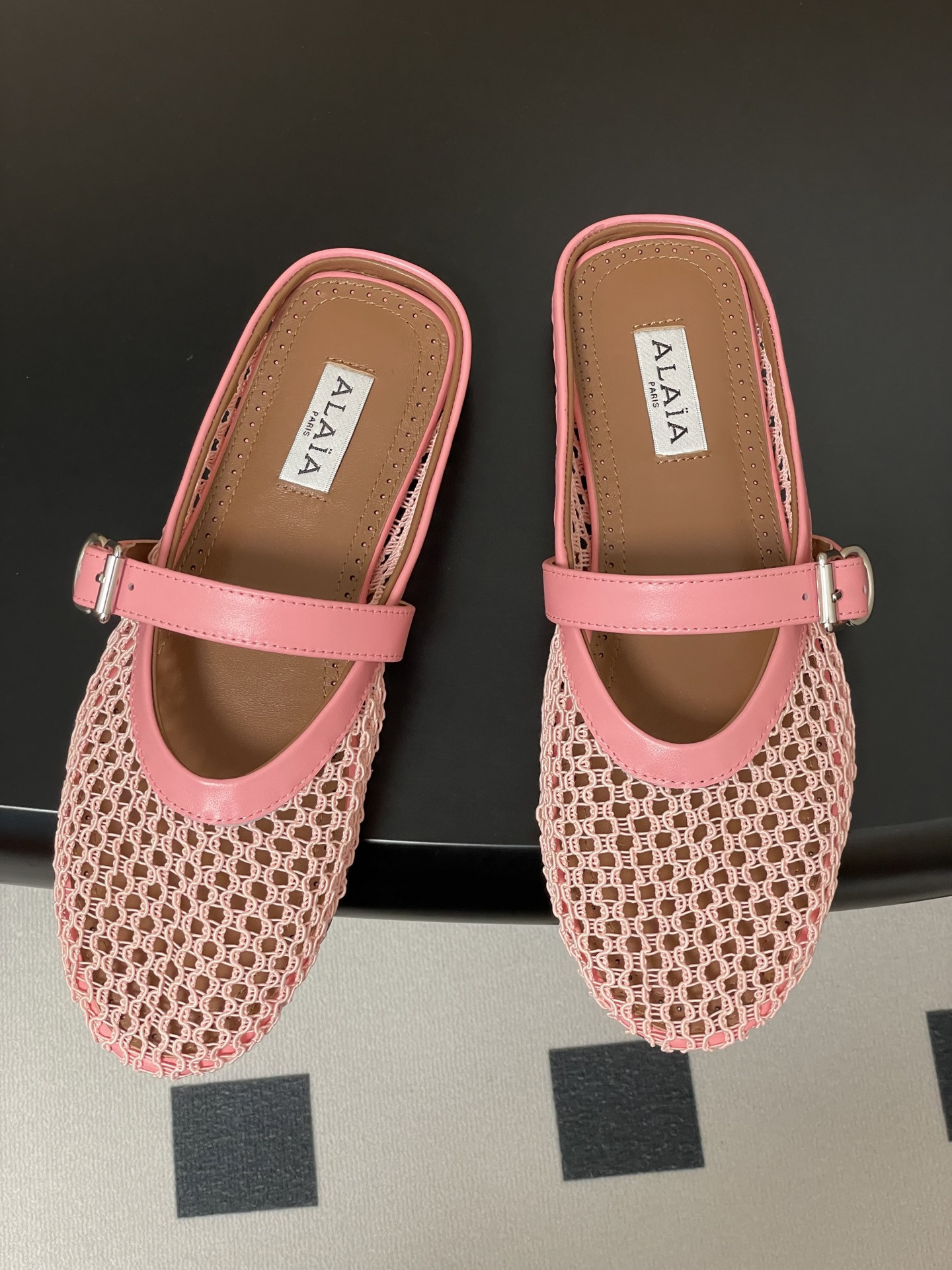 UA Alaia Flat Mules(Customized Size 7-10 days production time)