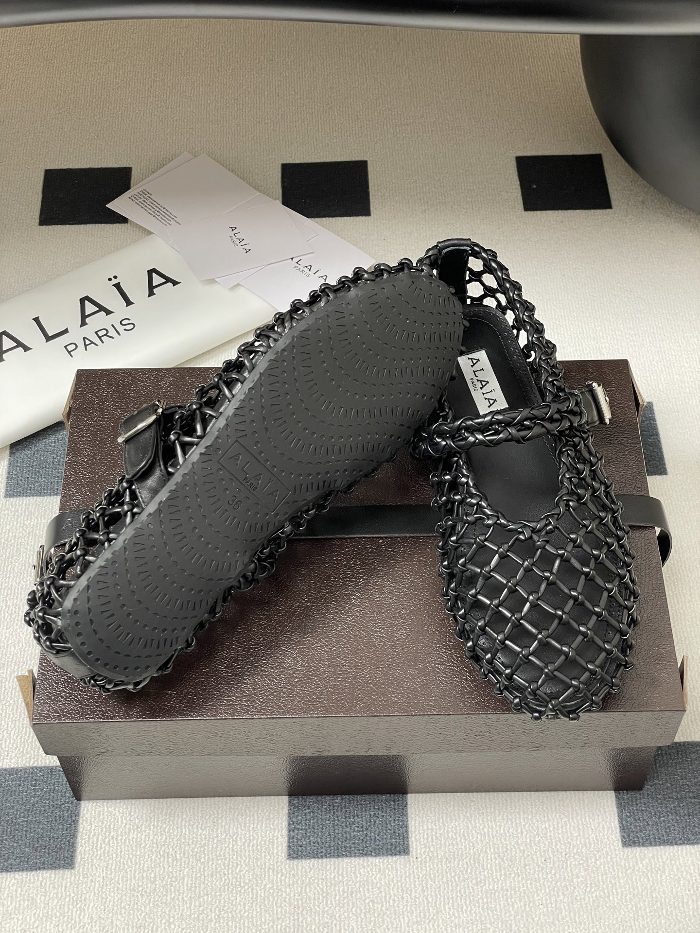 UA Alaïa BRAIDED BALLET FLATS(Customized Size 7-10 days production time)