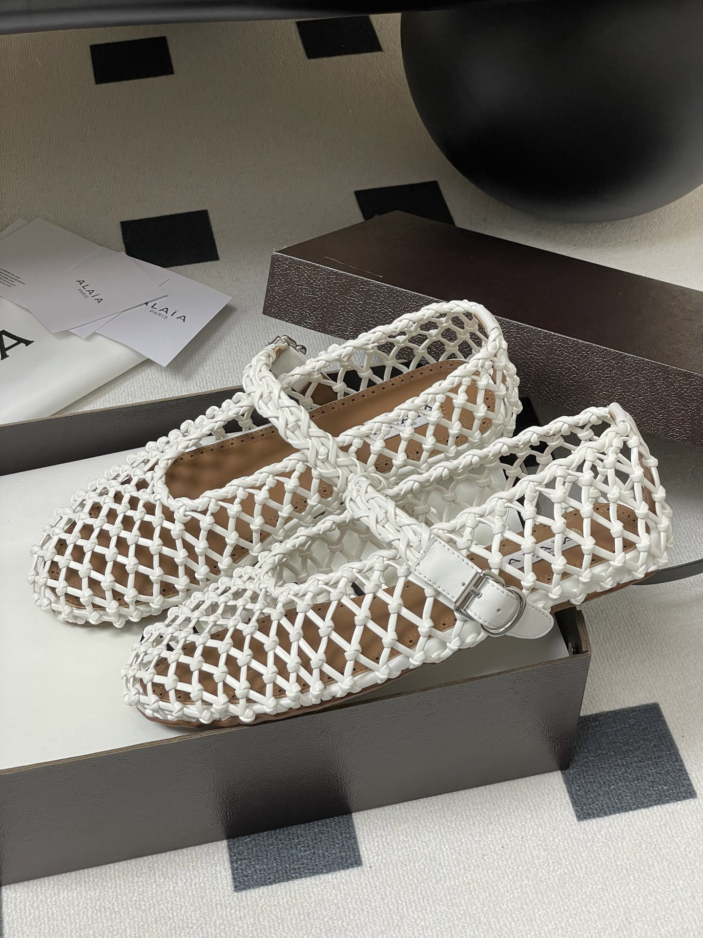 UA Alaïa BRAIDED BALLET FLATS(Customized Size 7-10 days production time)