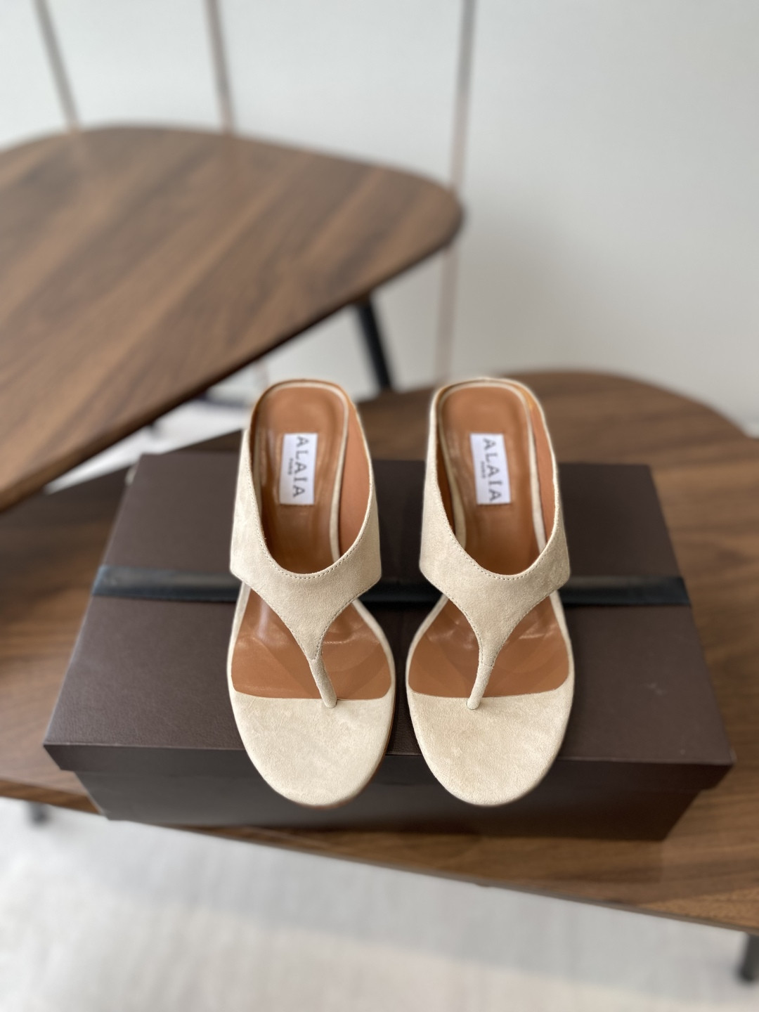 UA Alaia Wedge Cube Satin Sandal(Customized Size 7-10 days production time)