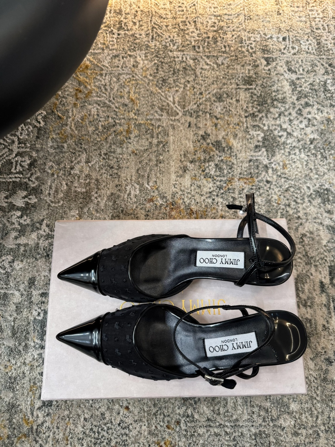 ua Ji*y Ch* aren slingbacks 4.5cm