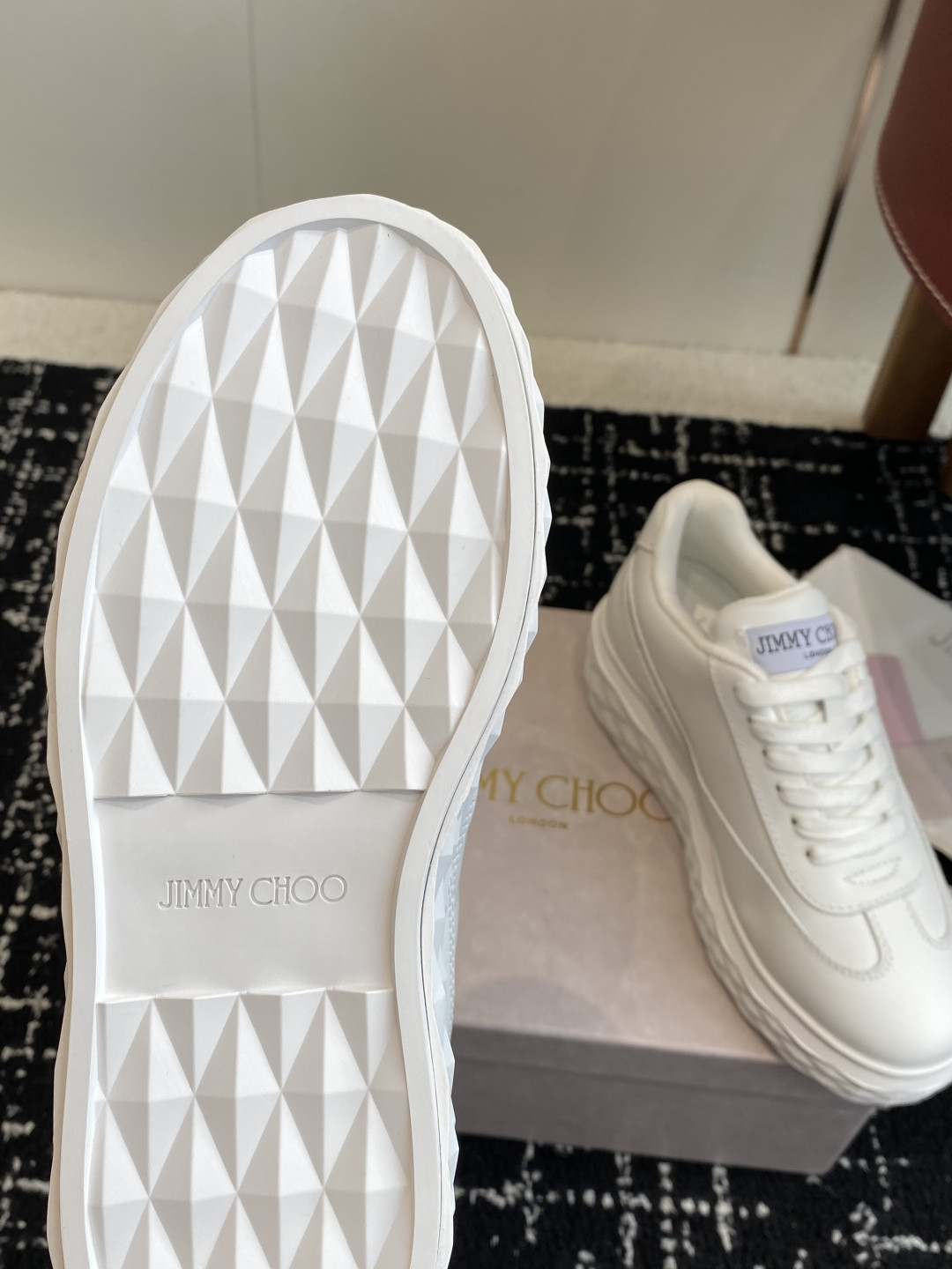 ua ji*y ch* Di*m*nd light maxi f sneakers