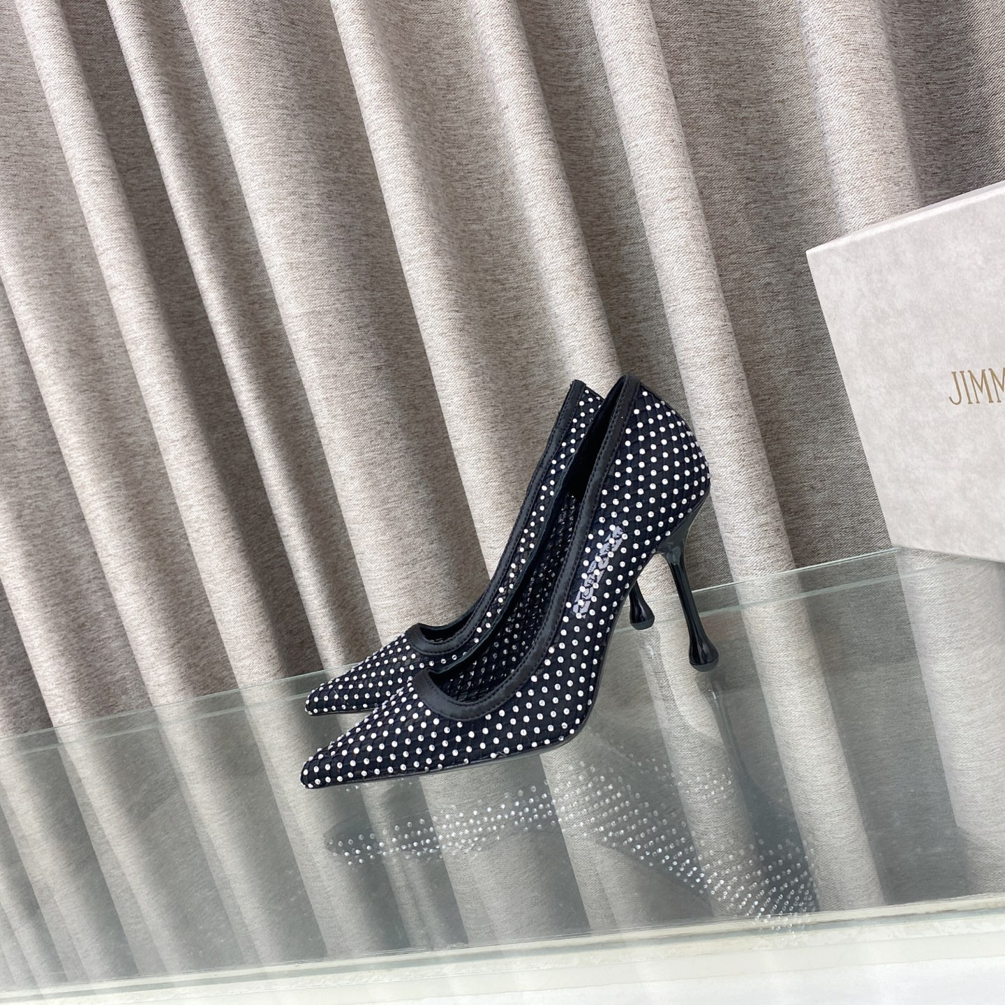 ua Ji*y Ch* ixia mesh pumps 8.5cm