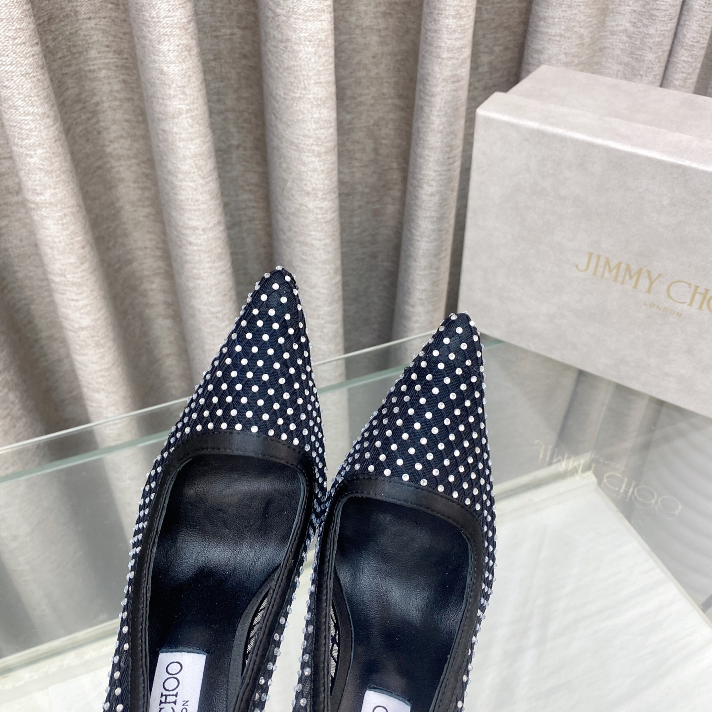 ua Ji*y Ch* ixia mesh pumps 8.5cm
