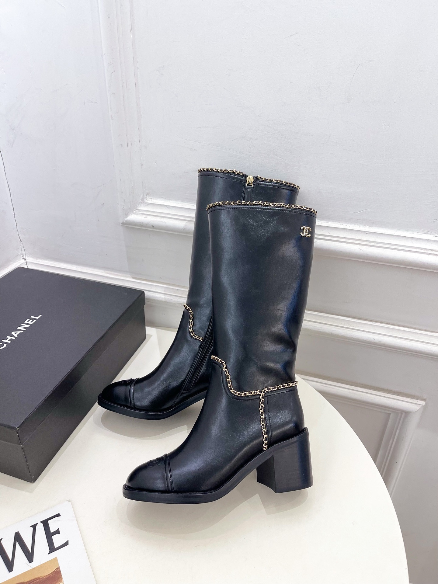 ua Ch*el boots 7cm heel