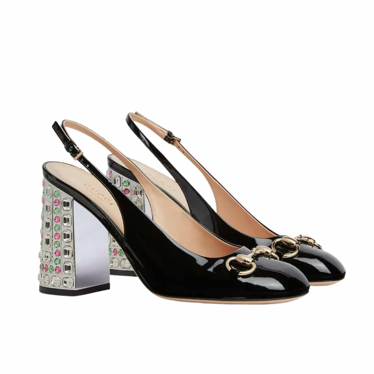 Gvc*1 Women’s Horsebit Pump With Crystals Black 795984 Bnc00 1000